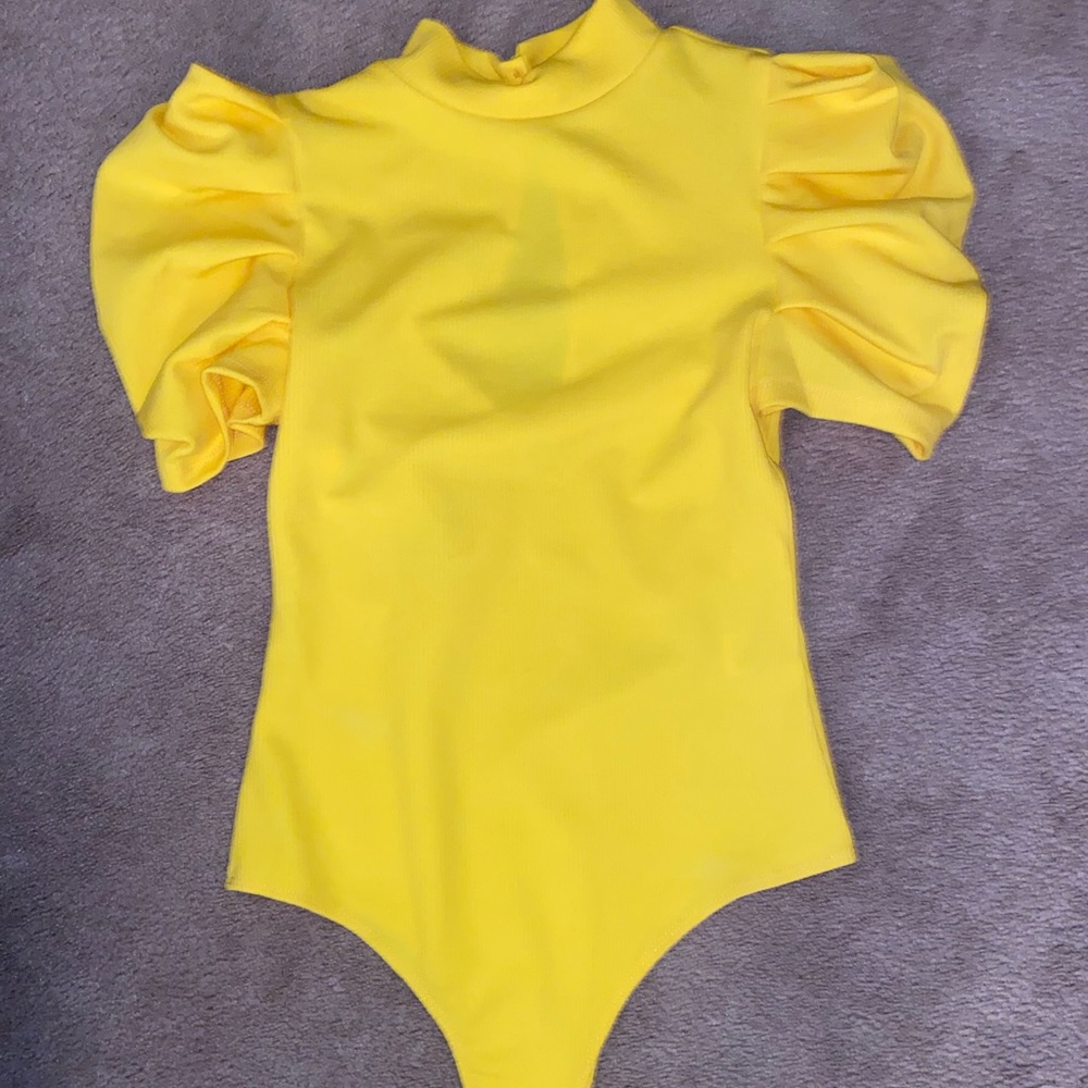 yellow boutique bodysuit